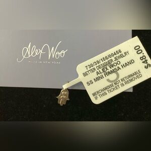 Alex Woo Sterling Silver Mini Hamsa Hand Charm